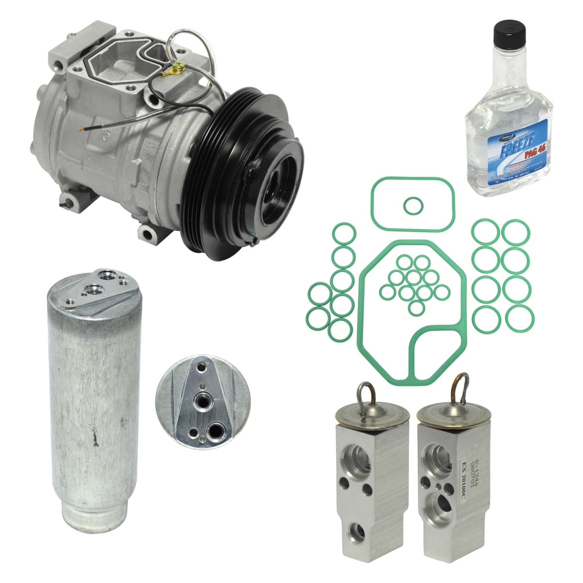 KT3729 Air Conditioners Compressor & Component Kit for 1990-1992 Toyota Celica