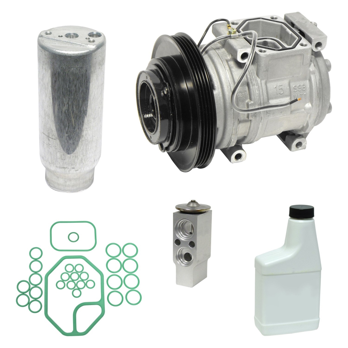 KT2201 Air Conditioners Compressor & Component Kit for 1993 Toyota Corolla
