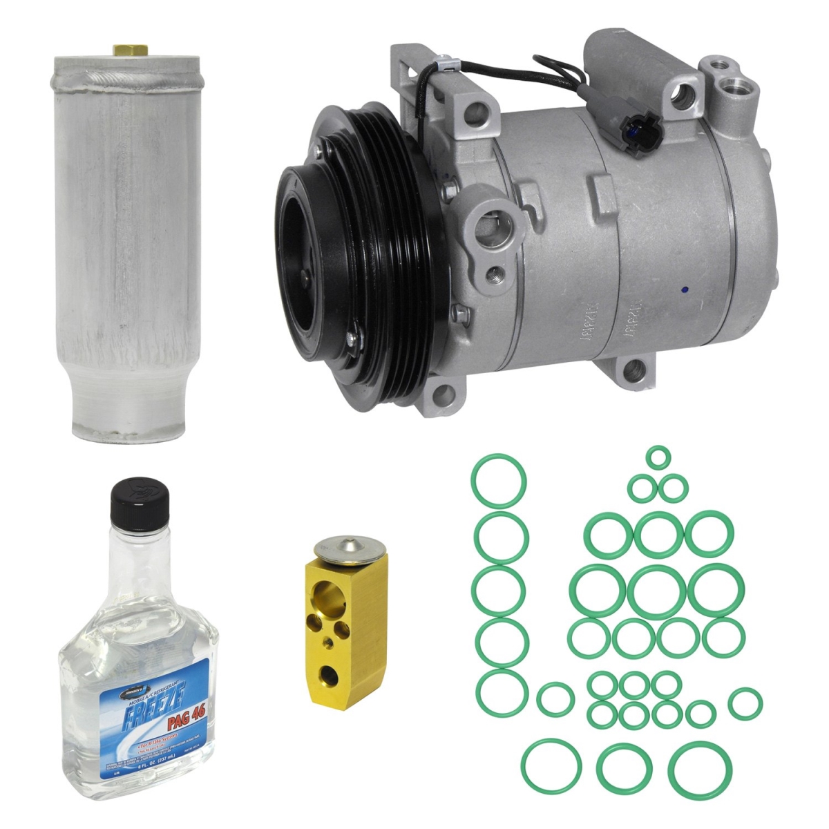 KT1686 Air Conditioners Compressor & Component Kit for 1998 Subaru Forester