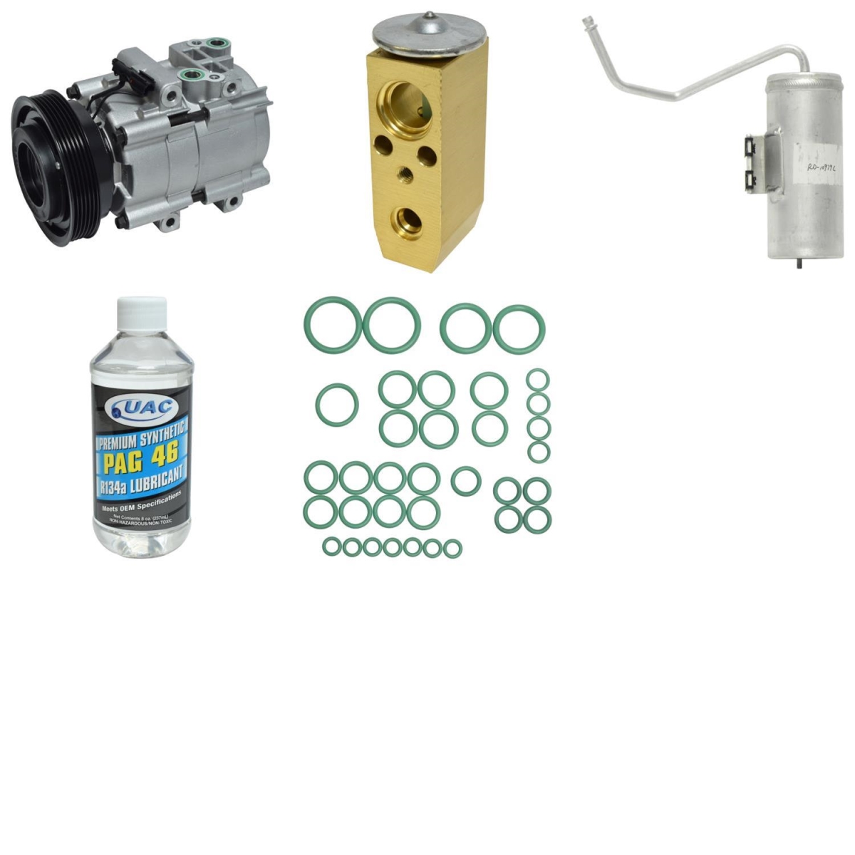 KT2118 Compressor & Component Kit for 2002 Hyundai XG350