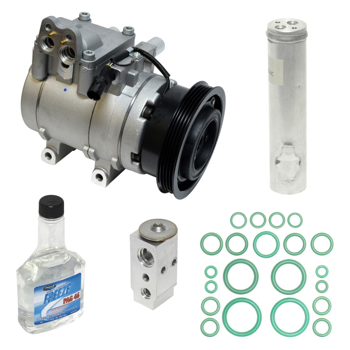 KT2119 Air Conditioners Compressor & Component Kit for 2006 Hyundai Tucson