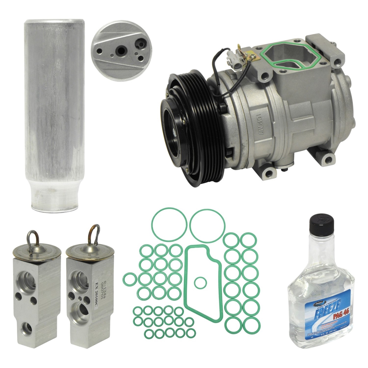 KT1002 Air Conditioners Compressor & Component Kit for 2002-2003 Toyota Camry