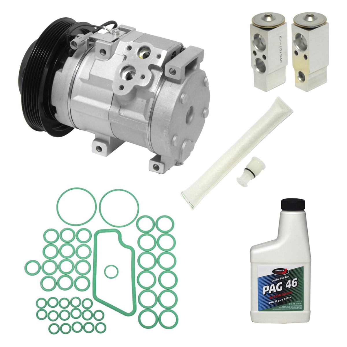 KT3993 Air Conditioners Compressor & Component Kit for 2007-2008 Toyota Matrix