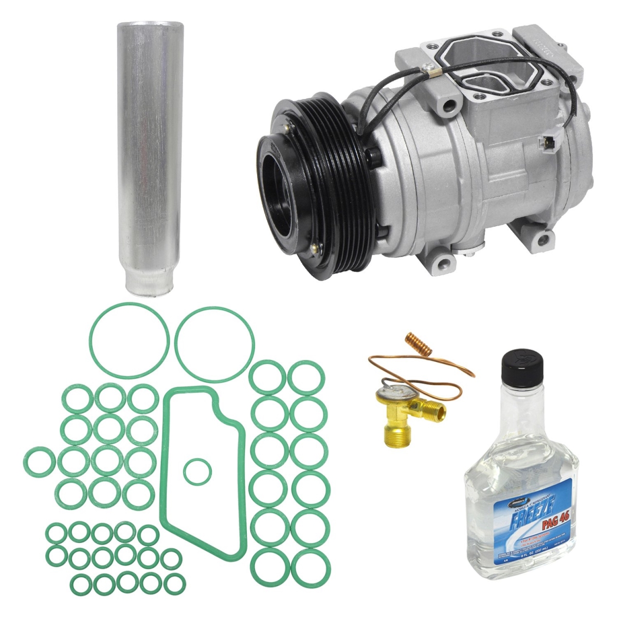 KT3803 Air Conditioners Compressor & Component Kit for 1998-2003 Toyota Sienna