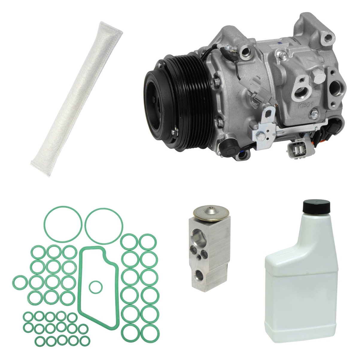 KT2937 Air Conditioners Compressor & Component Kit for 2008-2010 Toyota Highlander