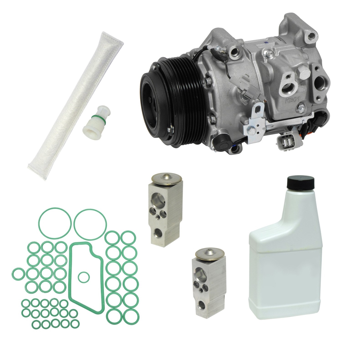 KT2938 Air Conditioners Compressor & Component Kit for 2008-2010 Toyota Highlander