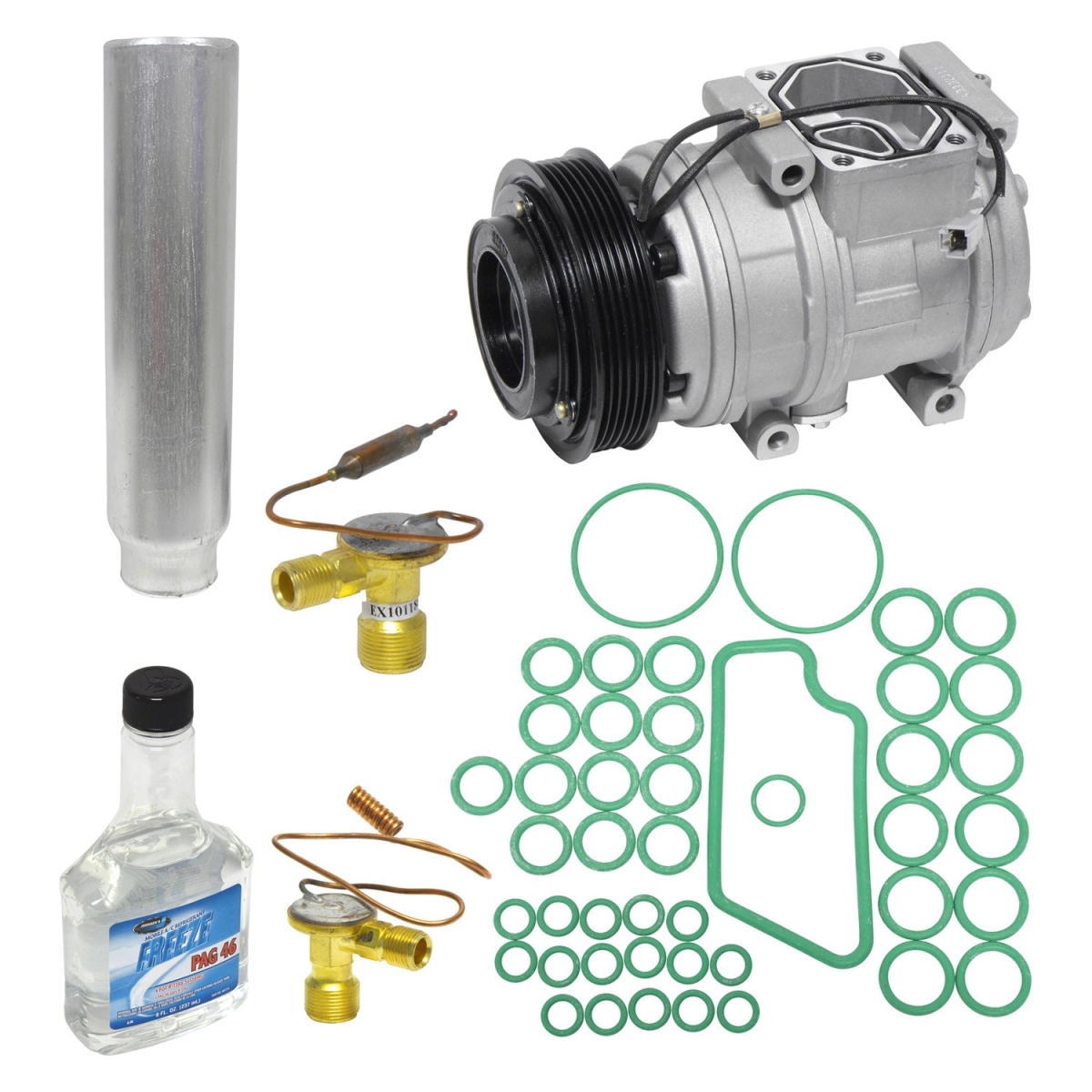 KT3801 Air Conditioners Compressor & Component Kit for 1998-2003 Toyota Sienna