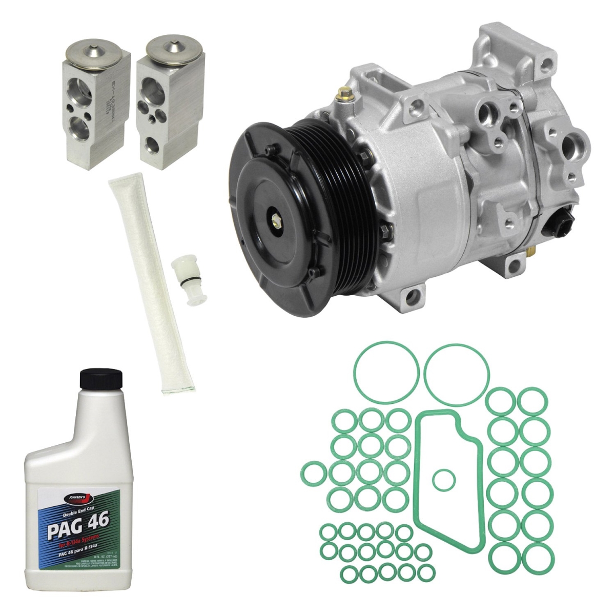 KT2501 Air Conditioners Compressor & Component Kit for 2006-2008 Toyota RAV4