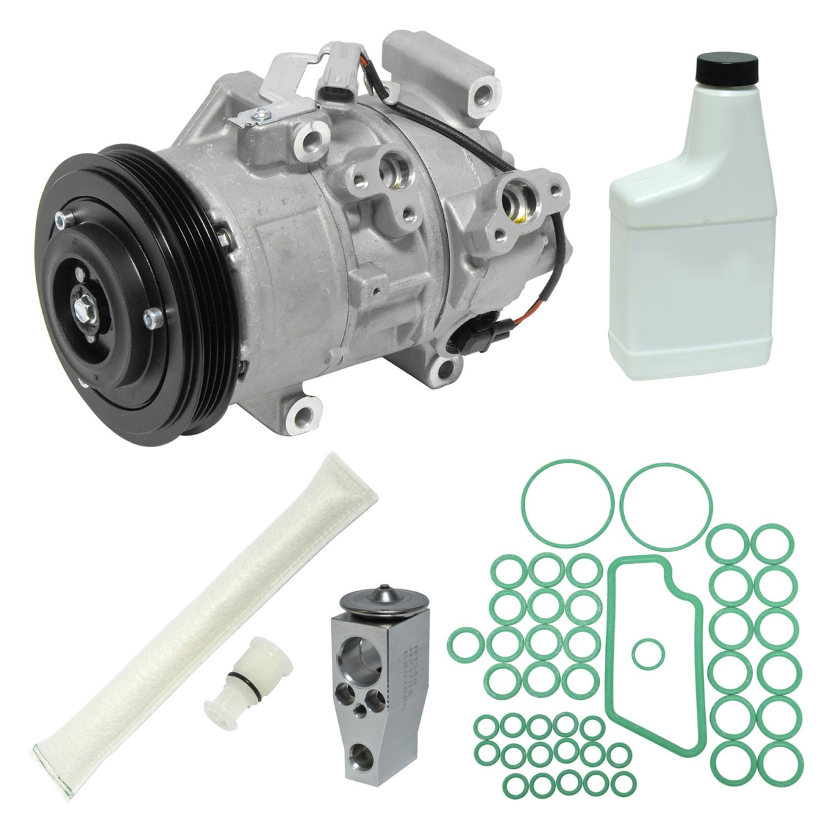 KT2194 Air Conditioners Compressor & Component Kit for 2007-2012 Toyota Yaris