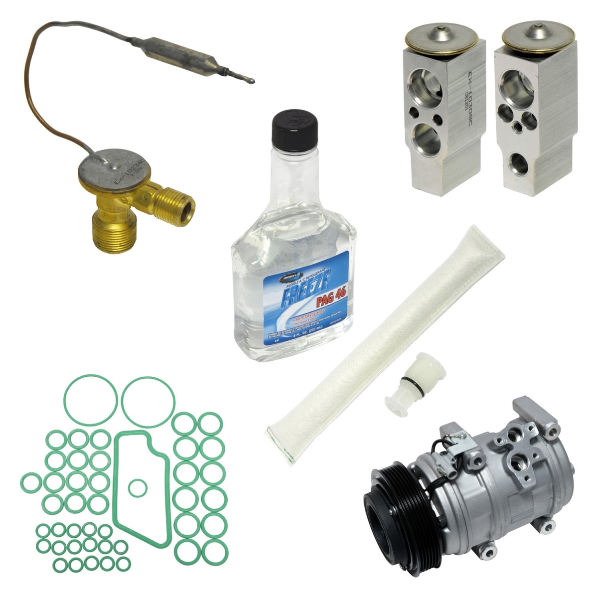KT2031 Air Conditioners Compressor & Component Kit for 2006 Toyota Sienna