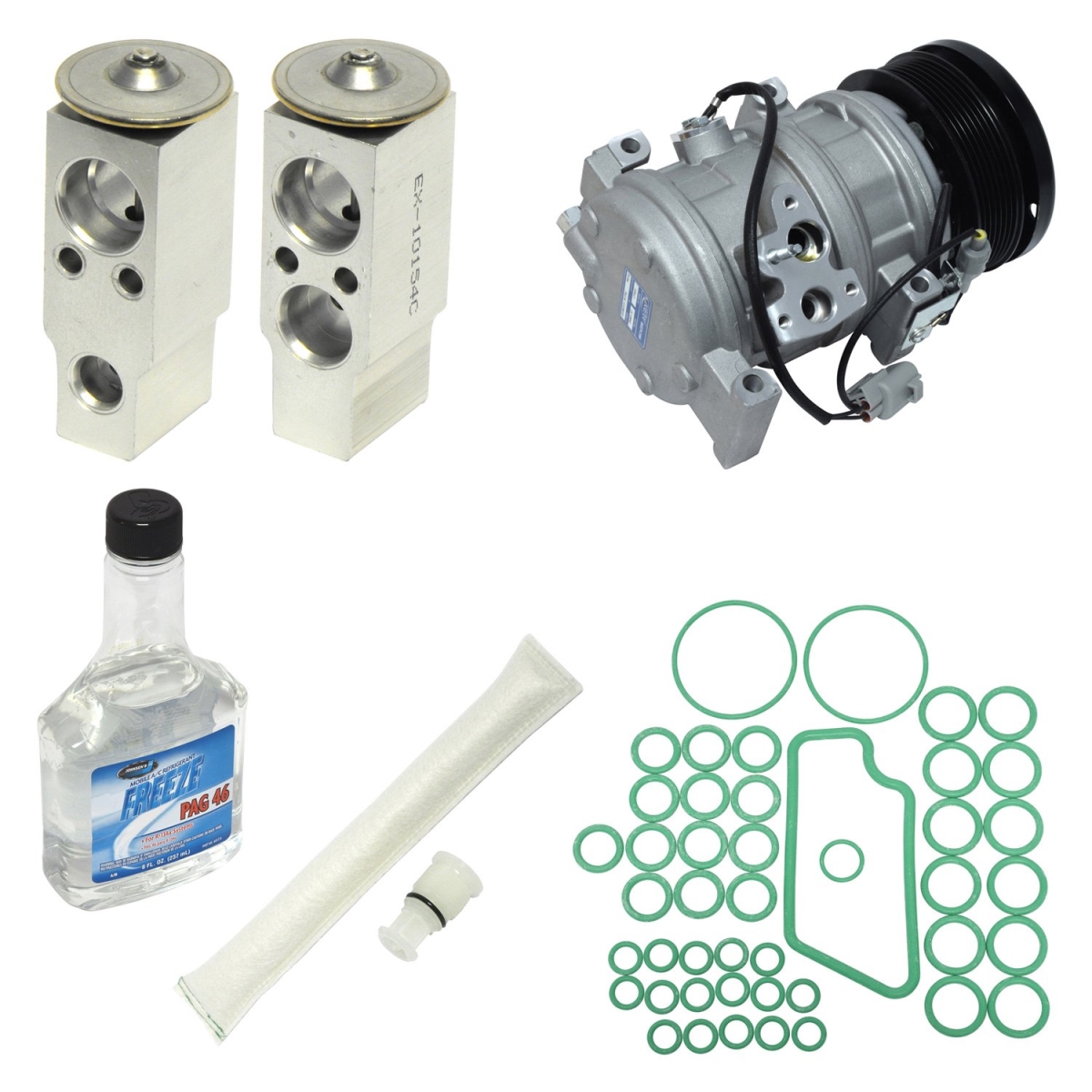 KT2007 Air Conditioners Compressor & Component Kit for 2003-2009 Toyota 4Runner