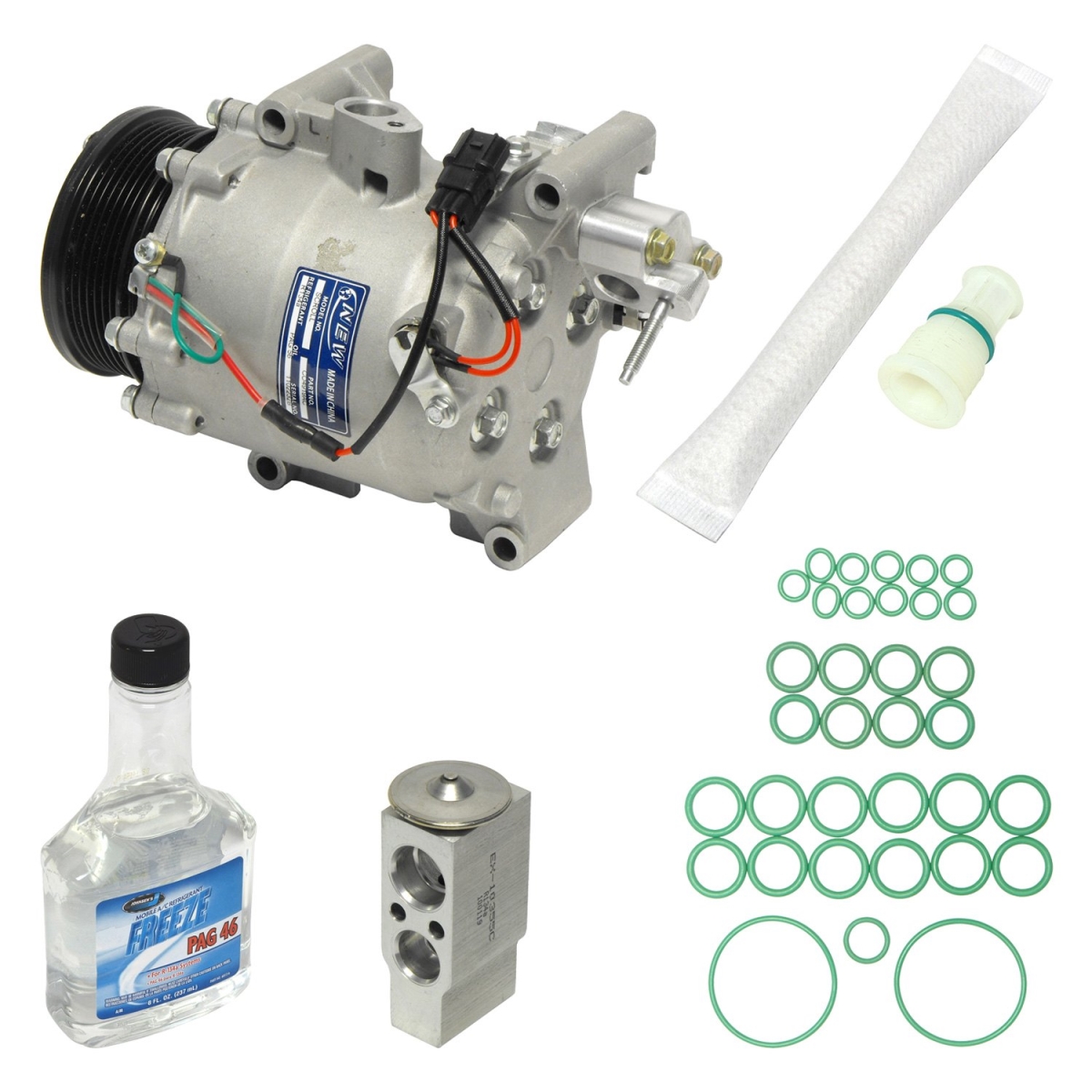 KT4432 Air Conditioners Compressor & Component Kit for 2006-2007 Honda Civic Si