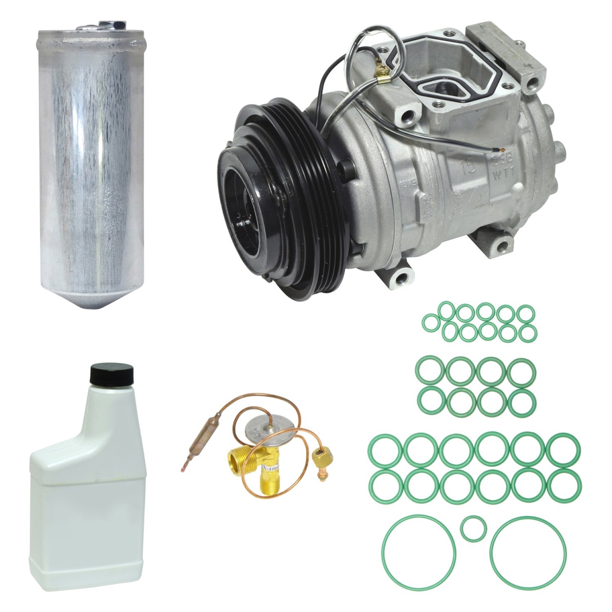 KT3750 Air Conditioners Compressor & Component Kit for 2000 Honda Civic
