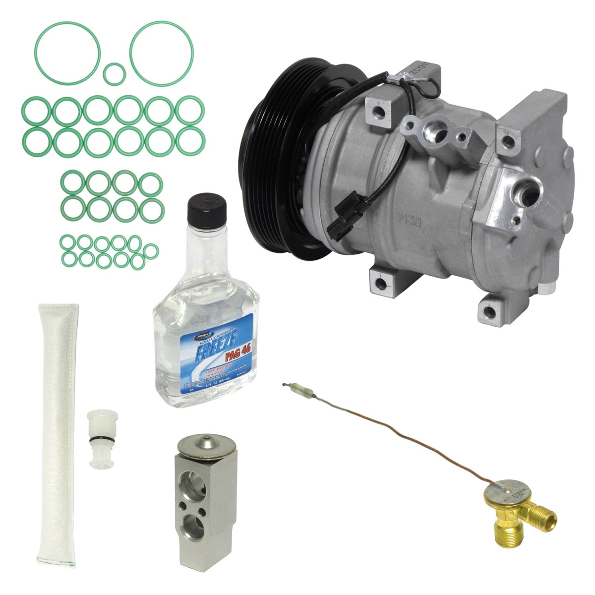 KT2013 Air Conditioners Compressor & Component Kit for 2007-2013 Acura MDX