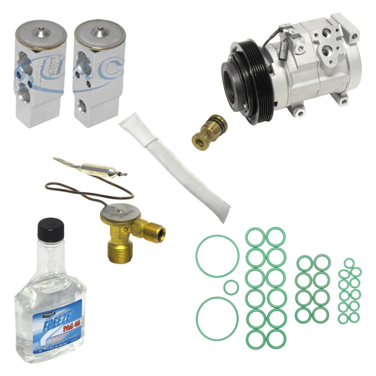 KT1964 Air Conditioners Compressor & Component Kit for 2003-2006 Acura MDX