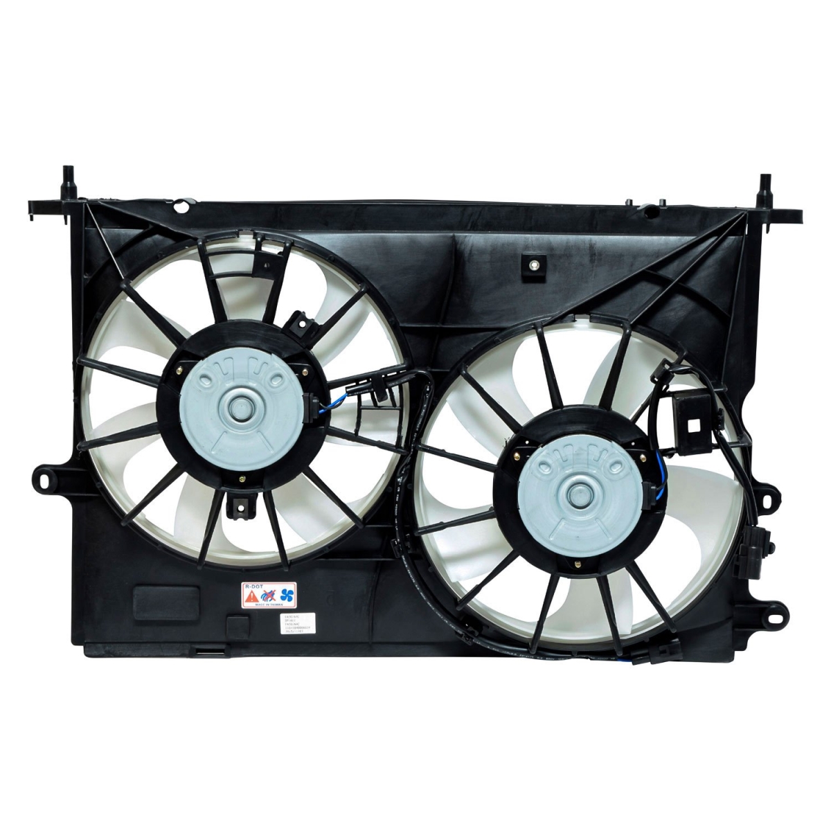 FA50264C Condenser & Radiator Fan Assembly for 2009-2010 Toyota Corolla