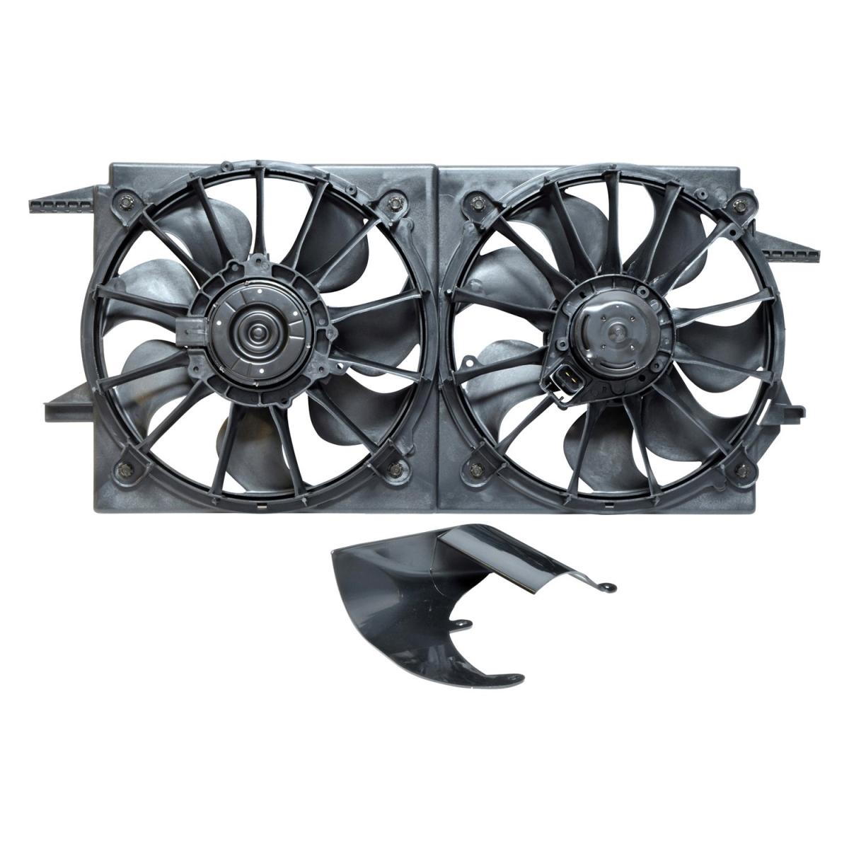 FA50270C Radiator & Condenser Fan Assembly for 2004-2005 Chevrolet Classic