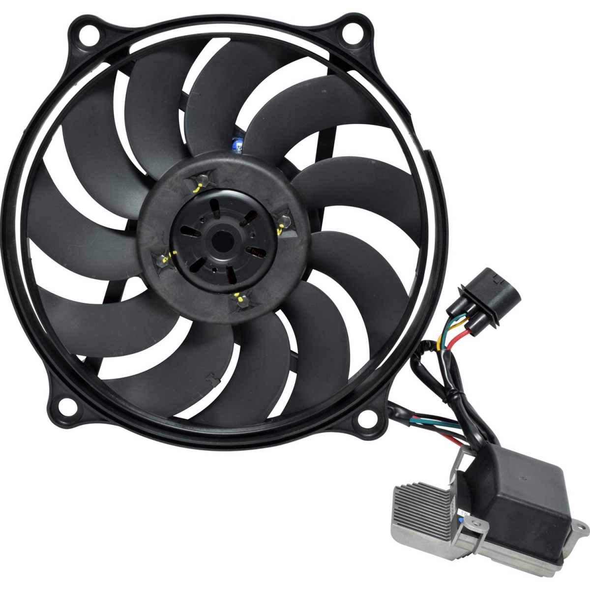FA50545C Engine Cooling Fan Assembly for 2009-2010 Volkswagen Beetle