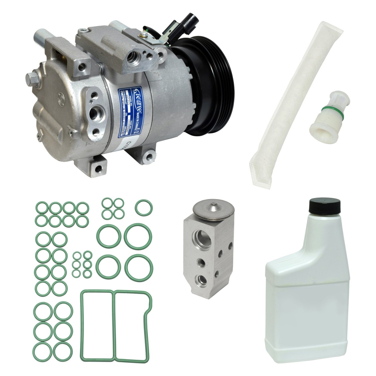 KT4990 Air Conditioners Compressor & Component Kit for 2007 Kia Spectra