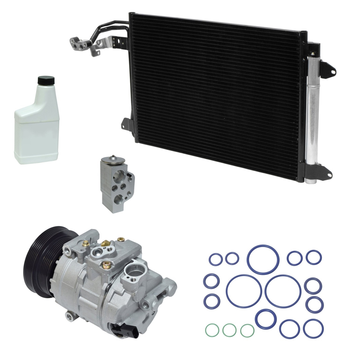 KT4724A Air Conditioners Compressor & Component Kit for 2012-2013 Audi TT RS Quattro