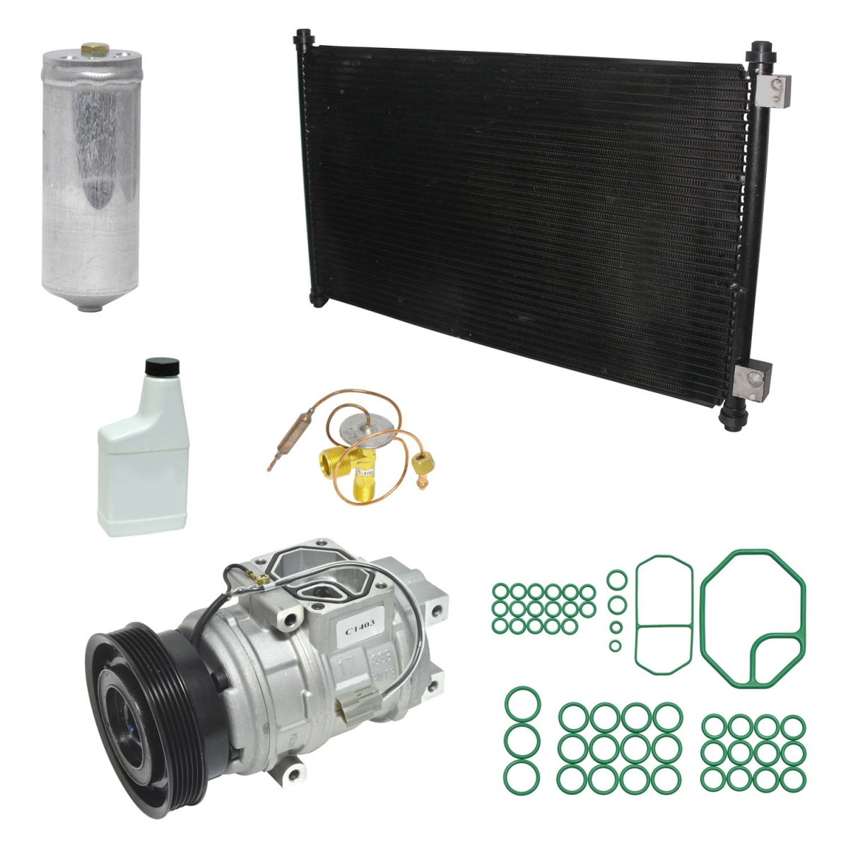 KT3825A Air Conditioners Compressor & Component Kit for 1998-2000 Honda Accord