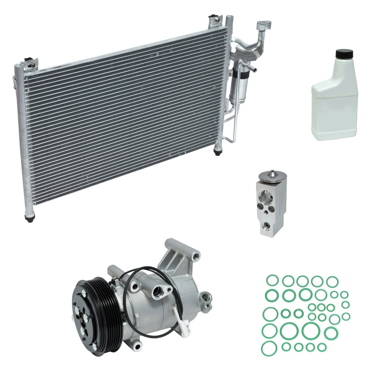 KT5488A Air Conditioners Compressor & Component Kit for 2011-2012 Mazda 2