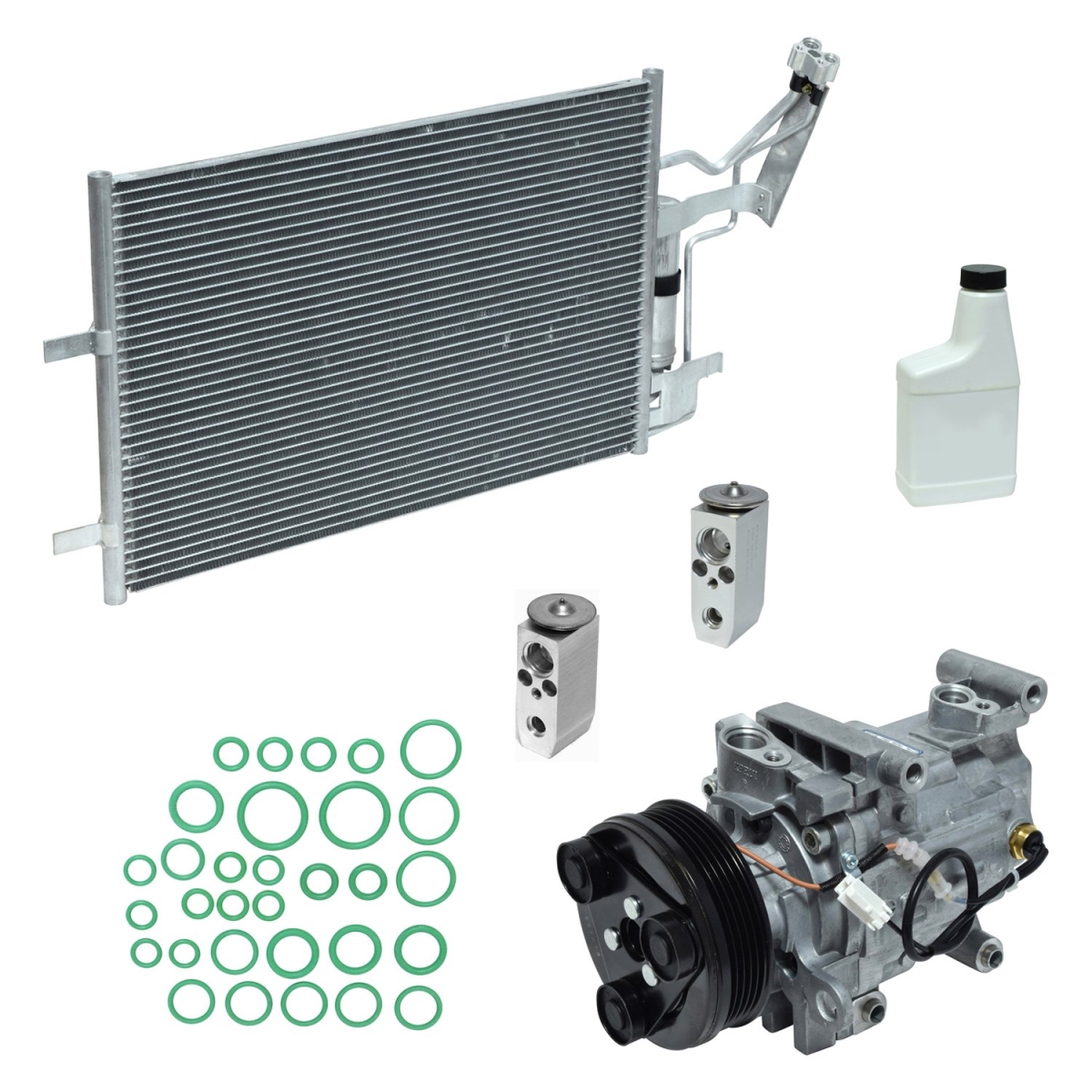 KT5491A Air Conditioners Compressor & Component Kit for 2007-2008 Mazda 5