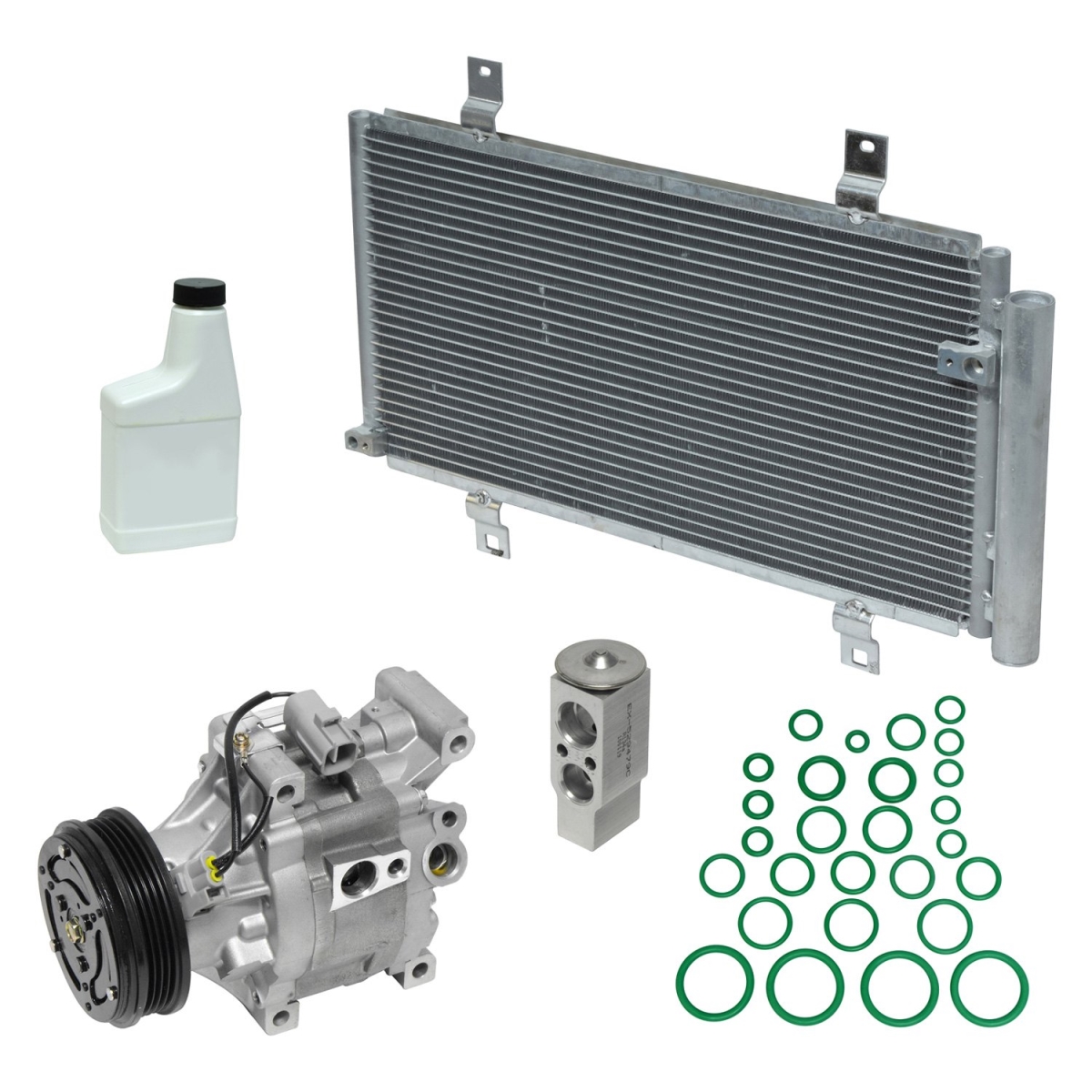 KT5492A Air Conditioners Compressor & Component Kit for 2008 Mazda RX-8