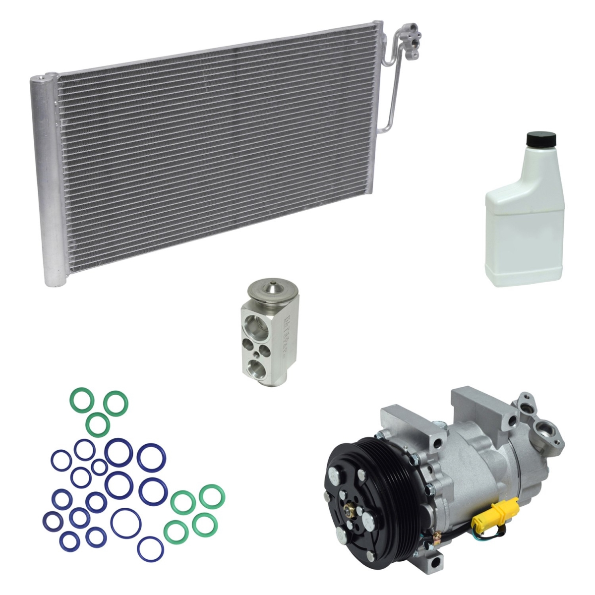 KT5493A Air Conditioners Compressor & Component Kit for 2007 Mini Cooper