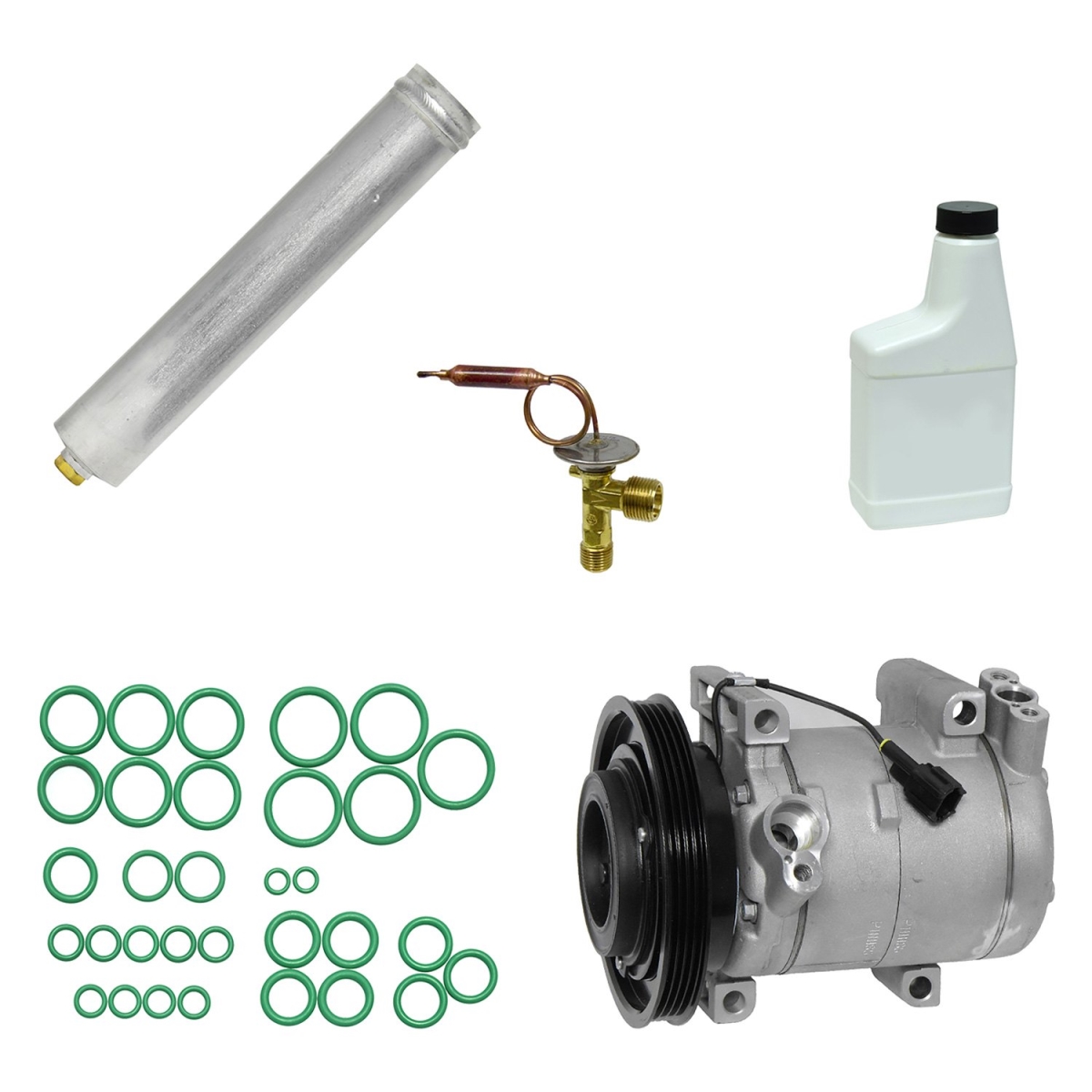 KT4876 Air Conditioners Compressor & Component Kit for 1989-1991 Chevrolet Tracker