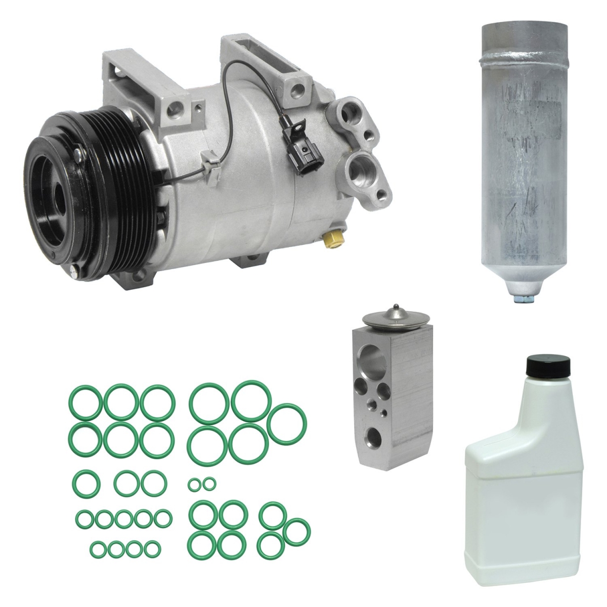 KT5103 Air Conditioners Compressor & Component Kit for 2012-2013 Nissan NV2500
