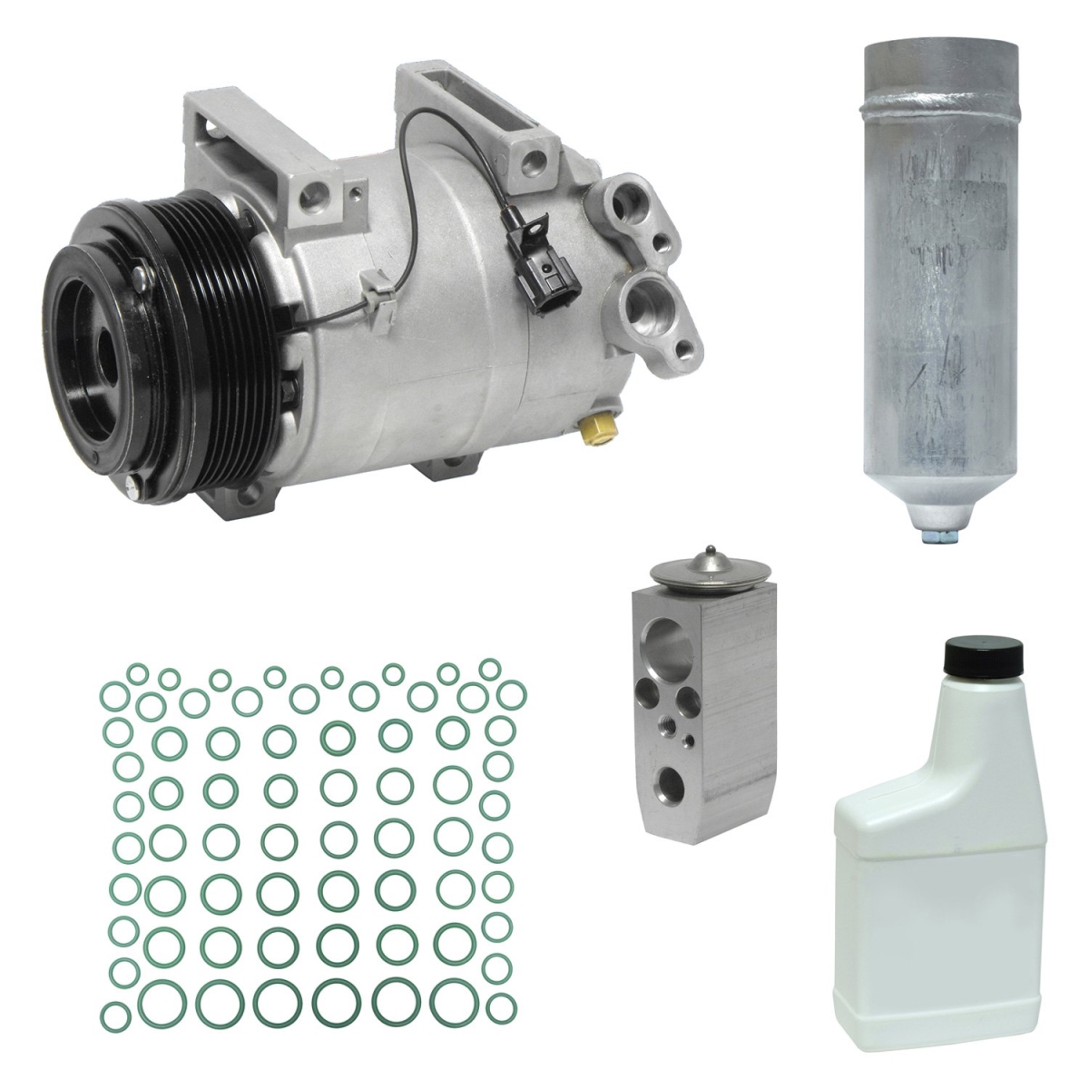 KT5508 Air Conditioners Compressor & Component Kit for 2014-2017 Nissan NV2500