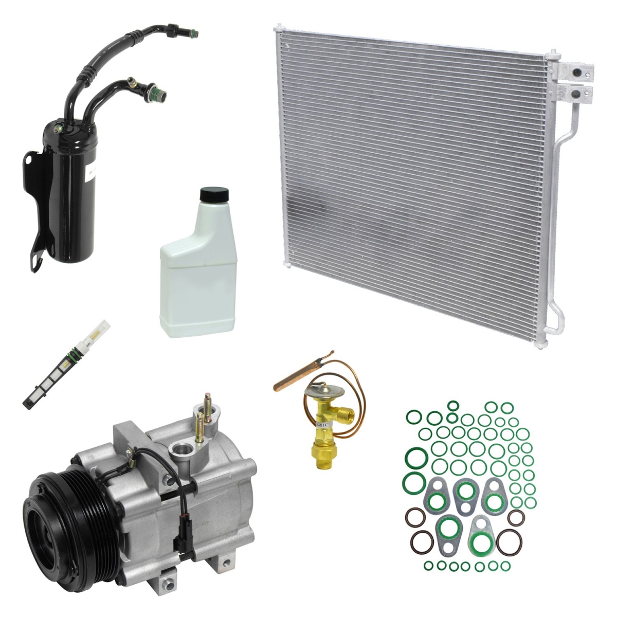 KT2211A Air Conditioners Compressor & Component Kit for 2008 Ford E-150