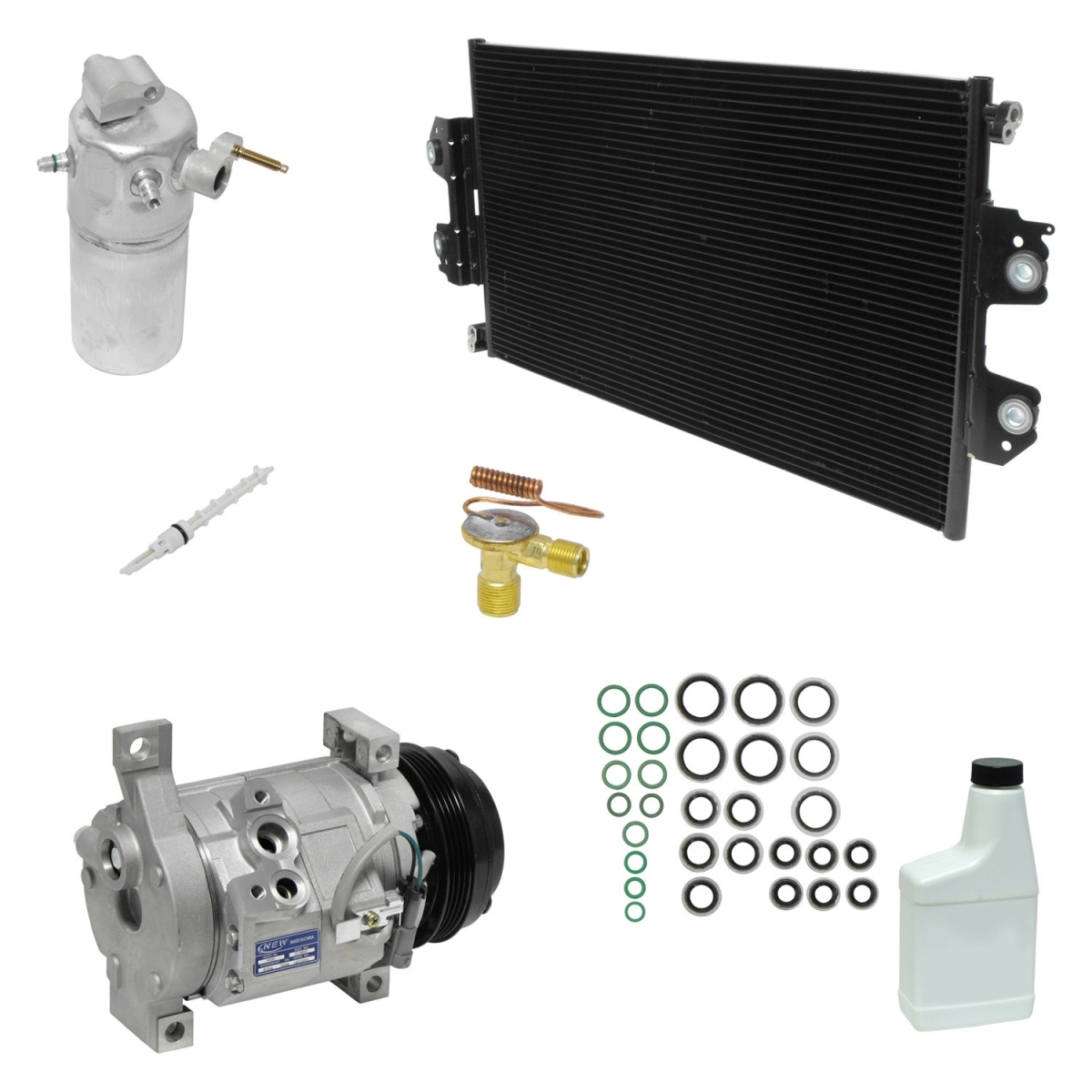 KT5522A Air Conditioners Compressor & Component Kit for 2006 Chevrolet Express 1500