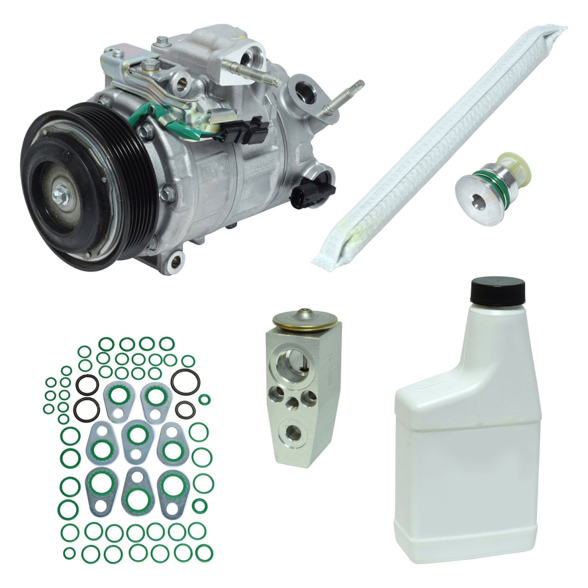 KT5525 Air Conditioners Compressor & Component Kit for 2013 Ford Flex