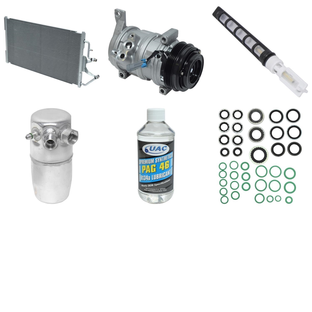 KT5527E Compressor & Component Kit for 2004 Chevy Silverado 3500