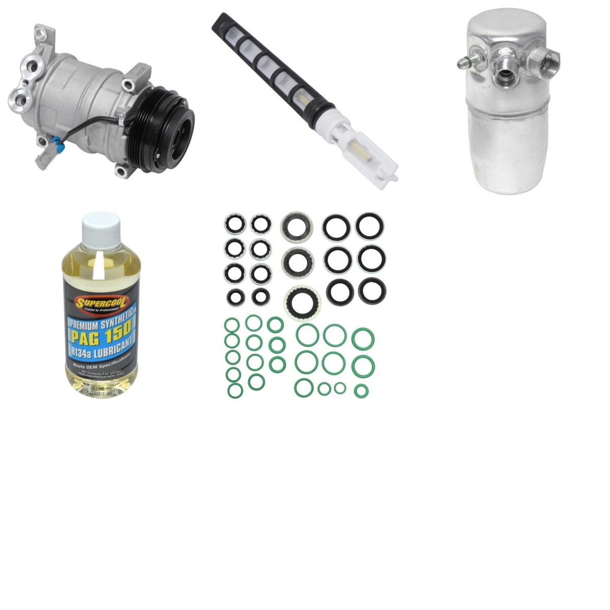 KT5528 Compressor & Component Kit for 2002-2004 Chevy Silverado 3500