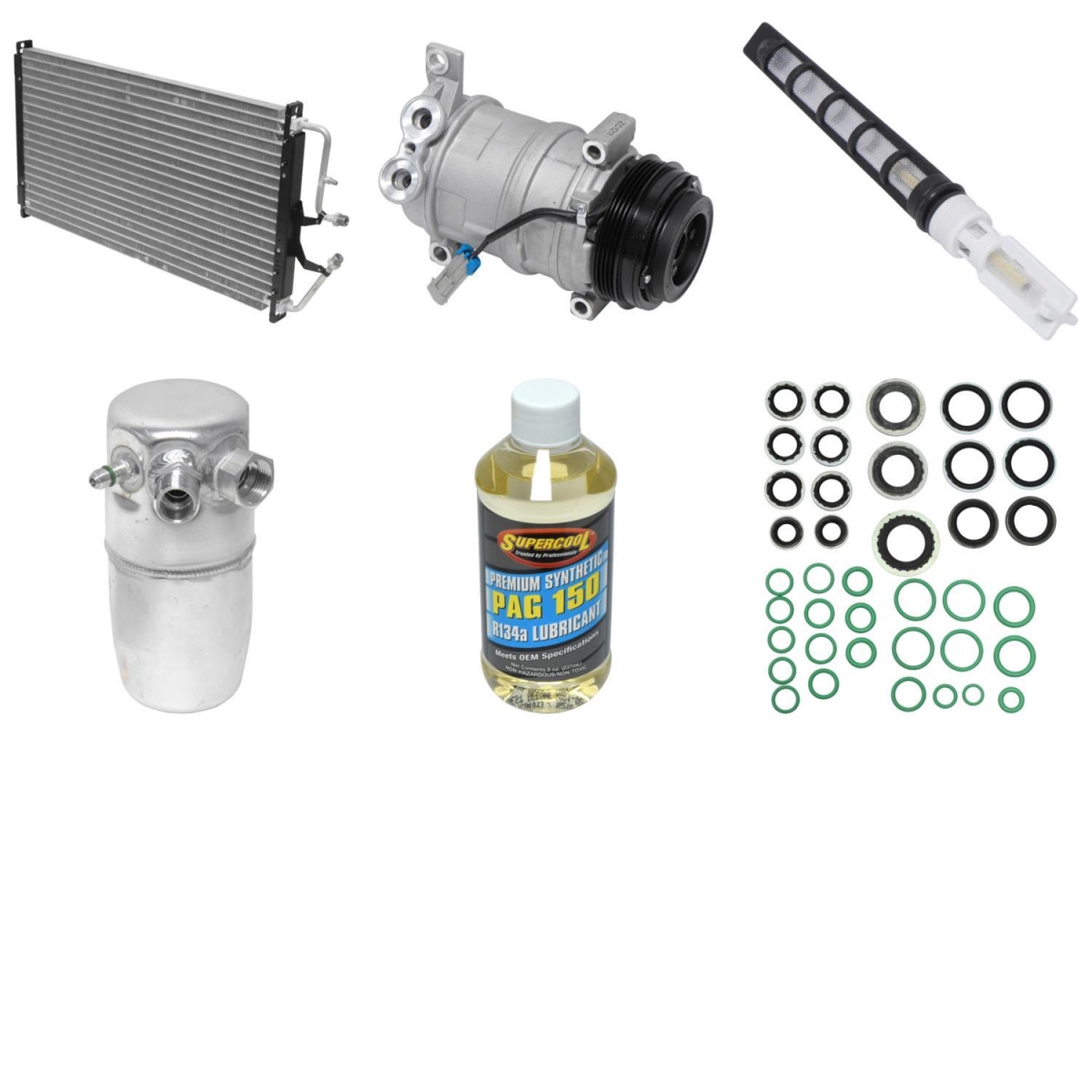 KT5528B Compressor & Component Kit for 2003-2004 Chevy Silverado 3500