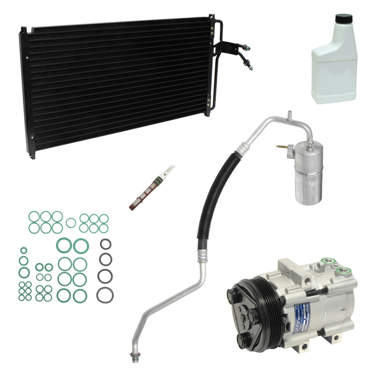 KT1577A Air Conditioners Compressor & Component Kit for 1999-2000 Ford F-150