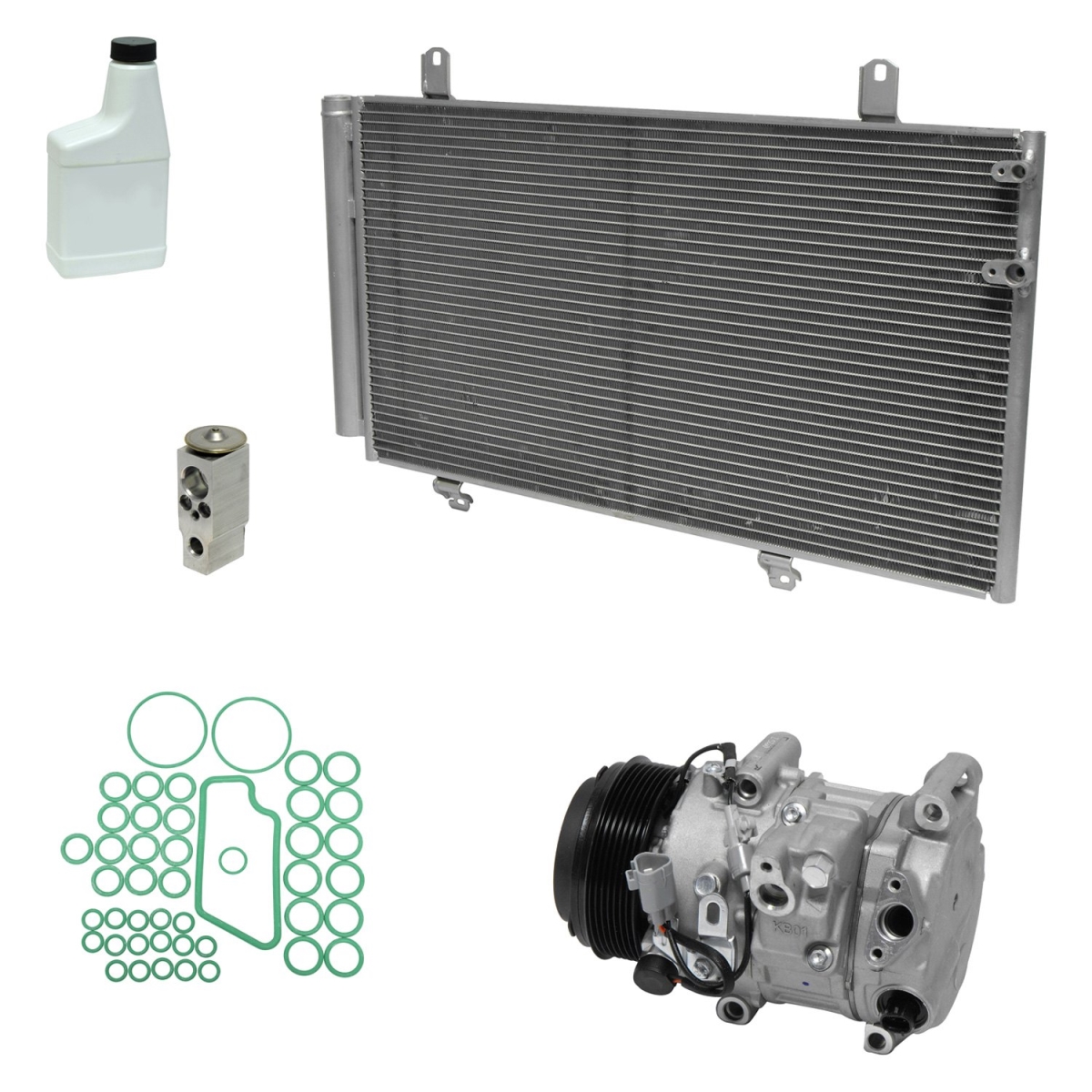 KT2036B Air Conditioners Compressor & Component Kit for 2007-2012 Lexus ES350