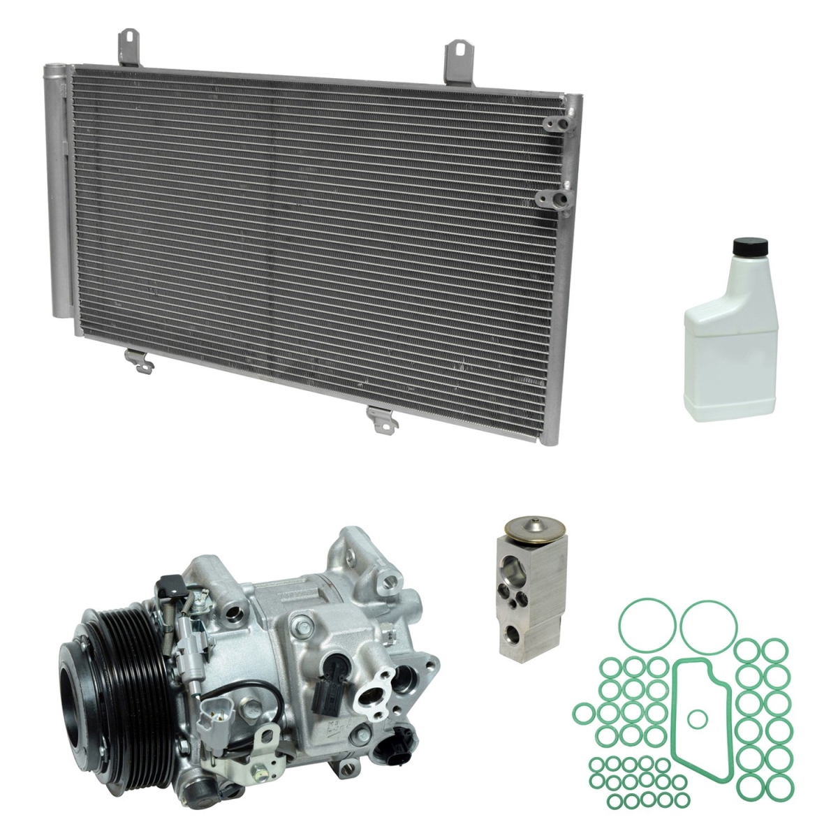 KT1292D Air Conditioners Compressor & Component Kit for 2012-2012 Lexus ES350 Base
