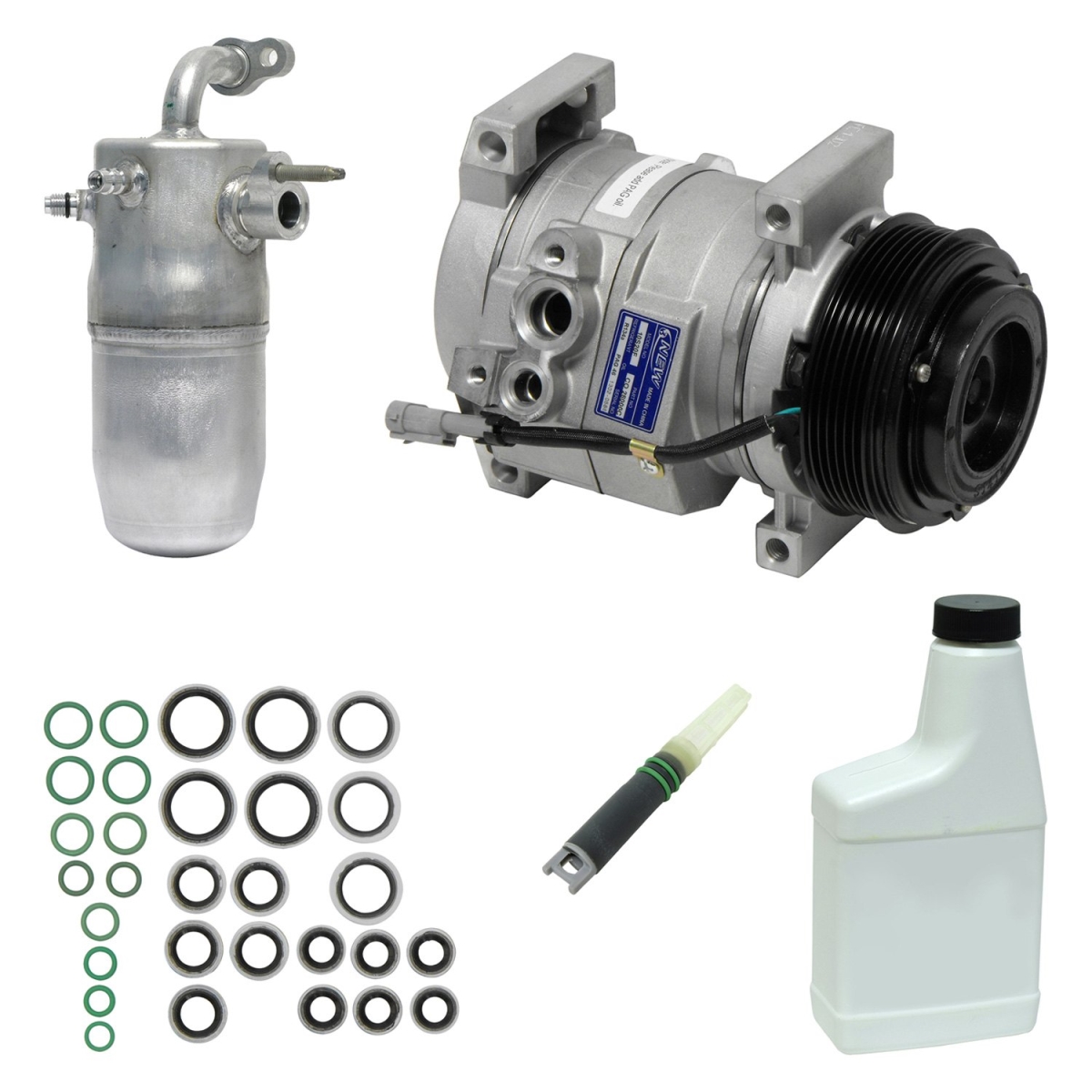 KT5593 Air Conditioners Compressor & Component Kit for 2003-2005 Chevrolet Silverado 1500