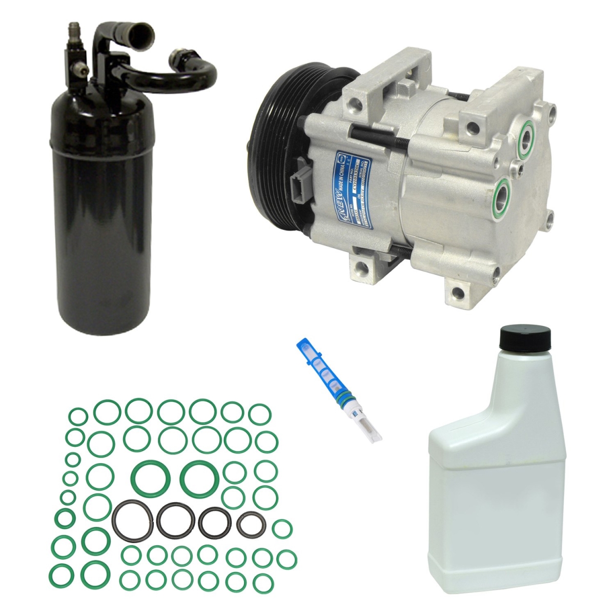 KT5595 Air Conditioners Compressor & Component Kit for 1993 Ford Explorer