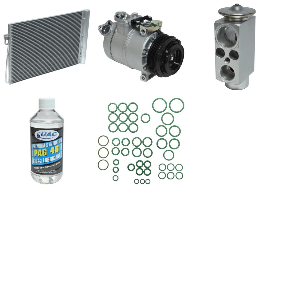 KT5597A Compressor & Component Kit for 2004-2005 BMW 525I