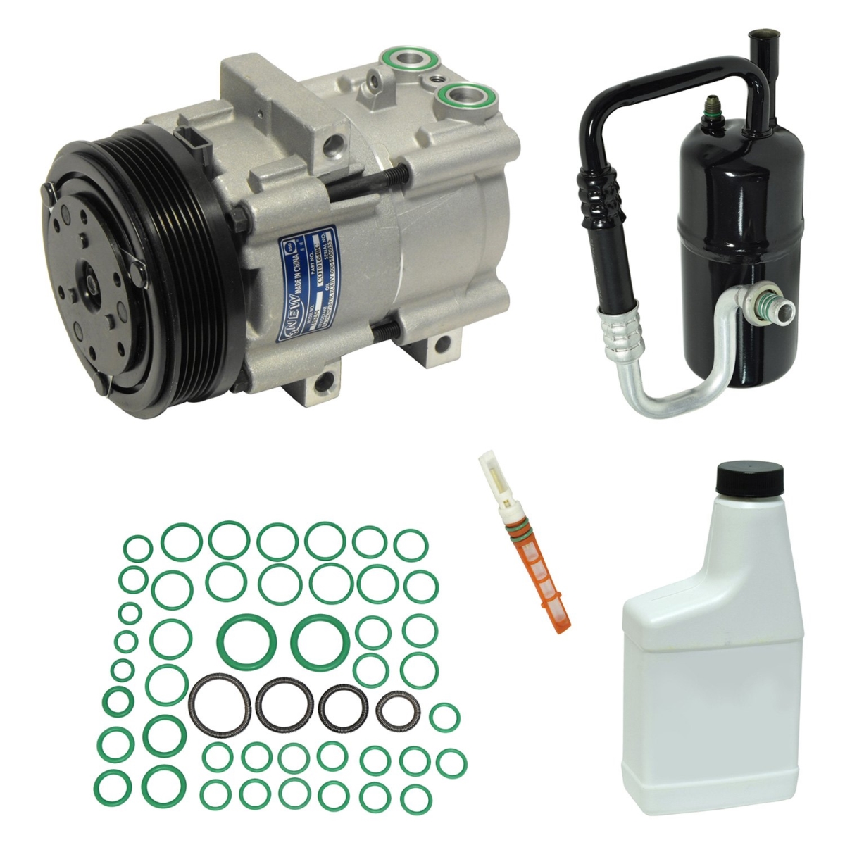 KT5601 Air Conditioners Compressor & Component Kit for 2004 Ford Escape
