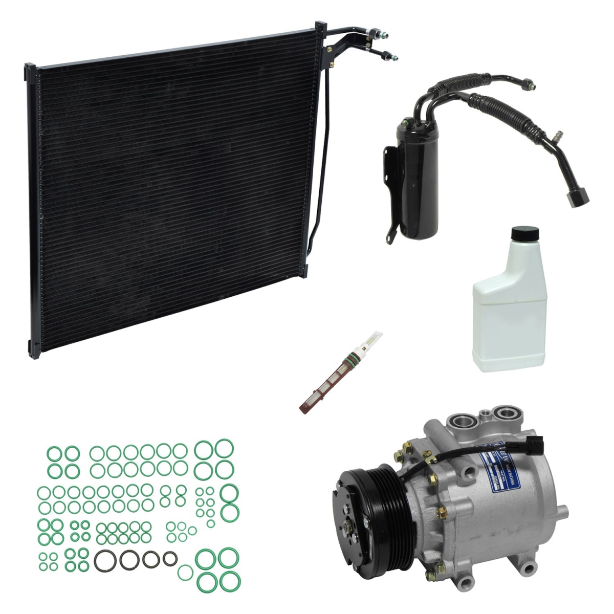 KT3936A Air Conditioners Compressor & Component Kit for 2001 Ford E-150 Econoline