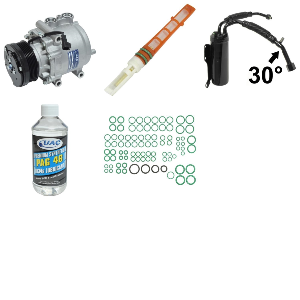 KT5607 Compressor & Component Kit for 2001 Ford E150 Econoline