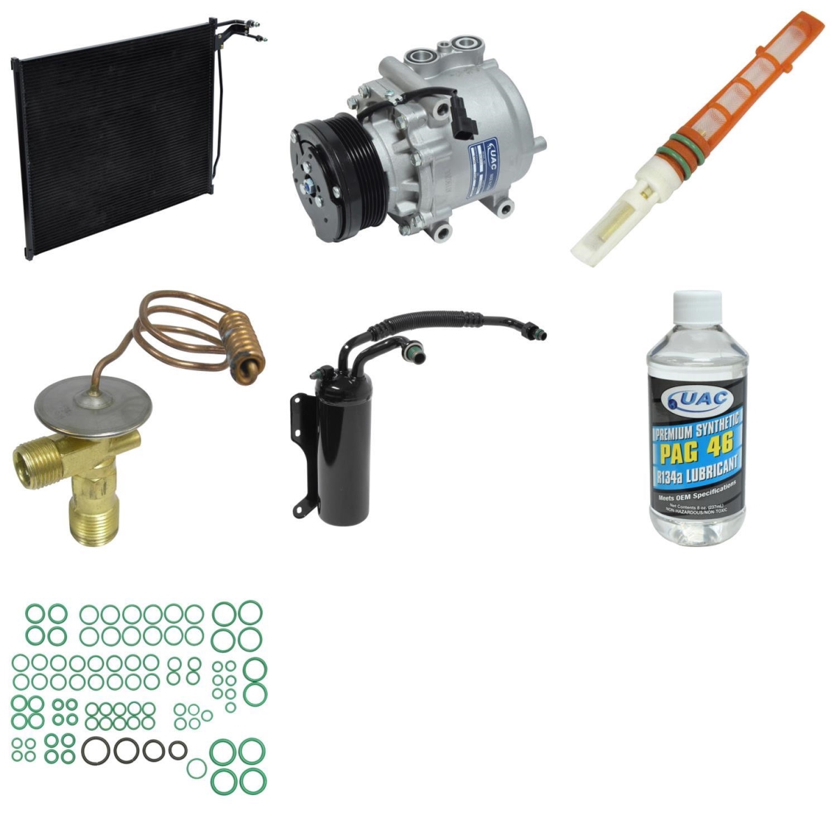 KT5608A Compressor & Component Kit for 2001 Ford E150 Econoline
