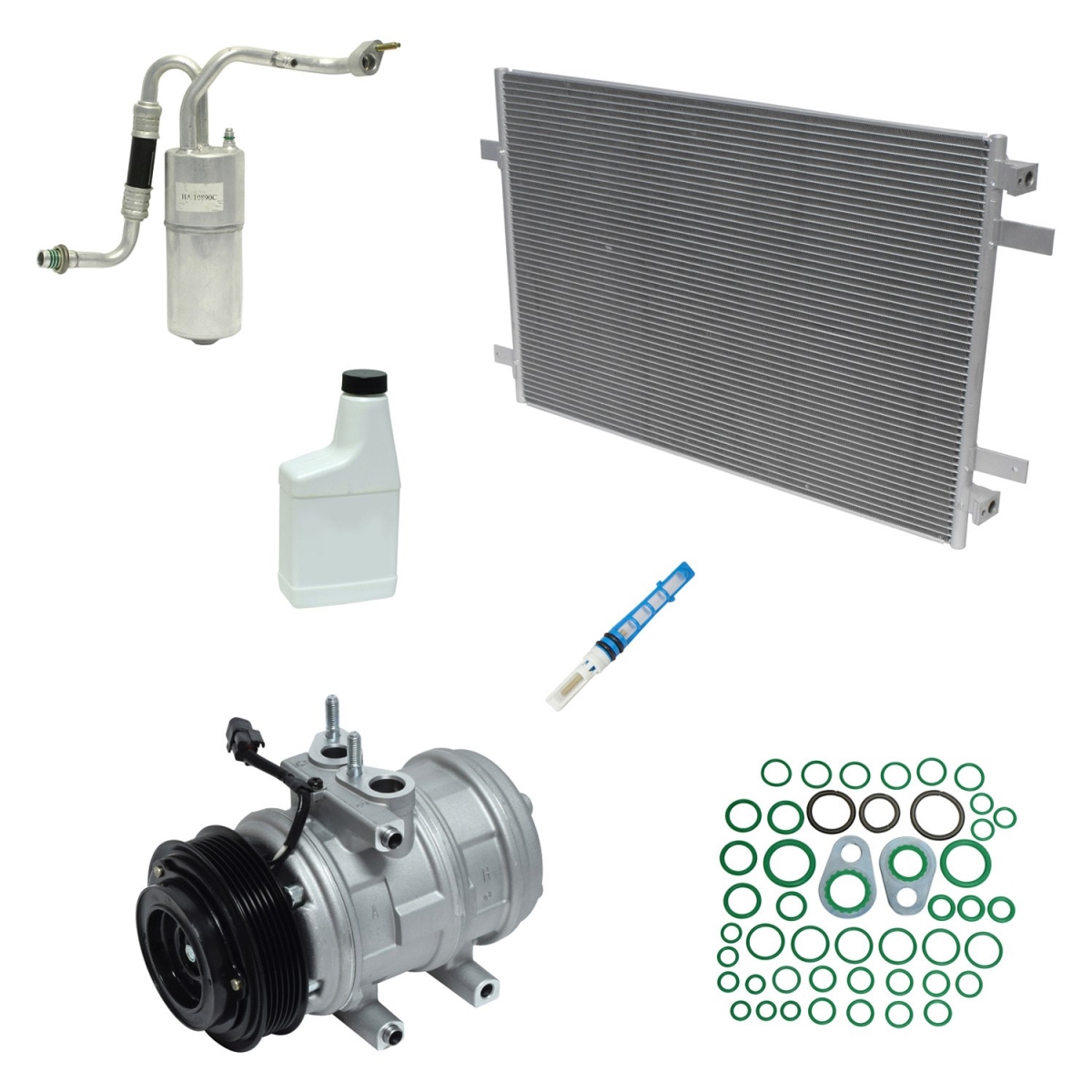 KT2074A Air Conditioners Compressor & Component Kit for 2008-2009 Ford F-350