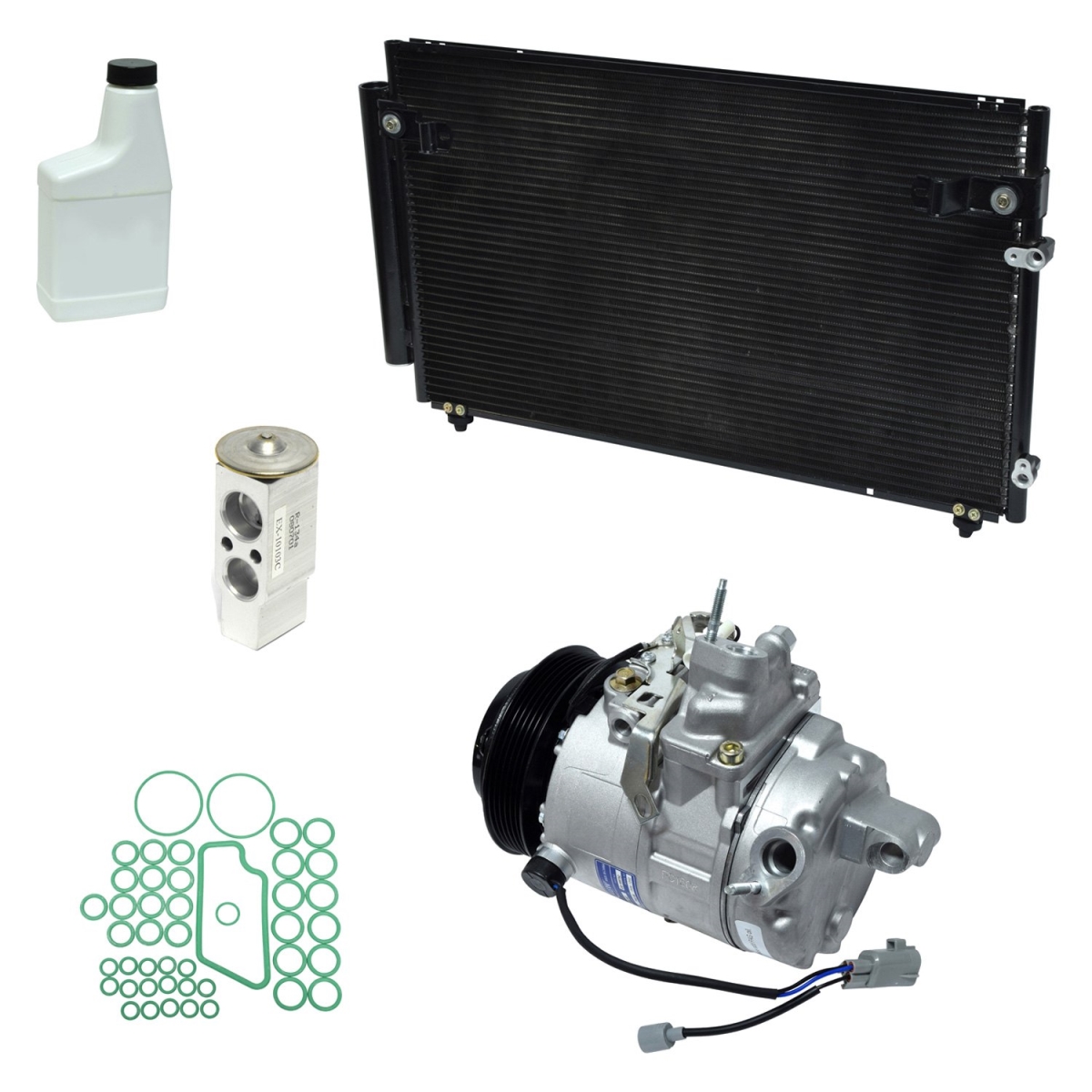 KT5616A Air Conditioners Compressor & Component Kit for 2001-2005 Lexus Gs430 Base